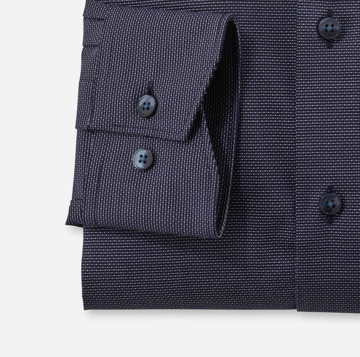 OLYMP LUXOR MODERN FIT FAUX UNI LANGARM HEMD MARINE