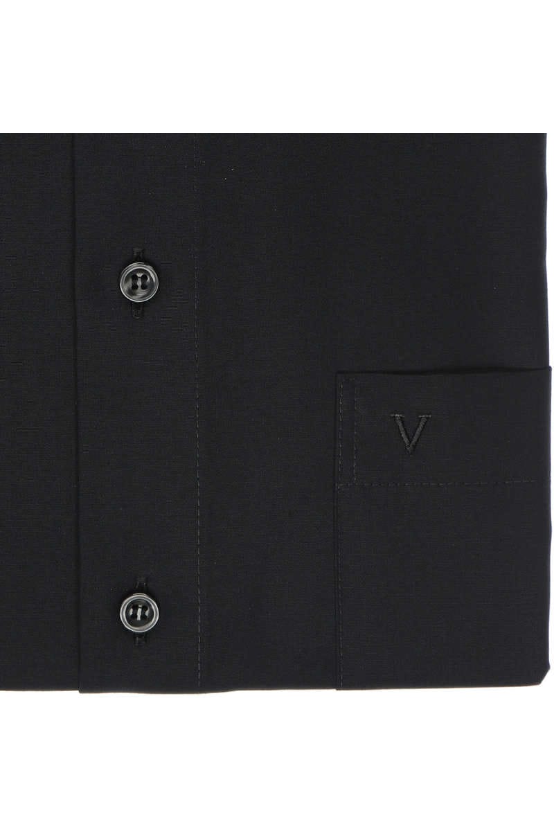 MARVELIS KURZARM HEMD POPELINE MODERN FIT SCHWARZ