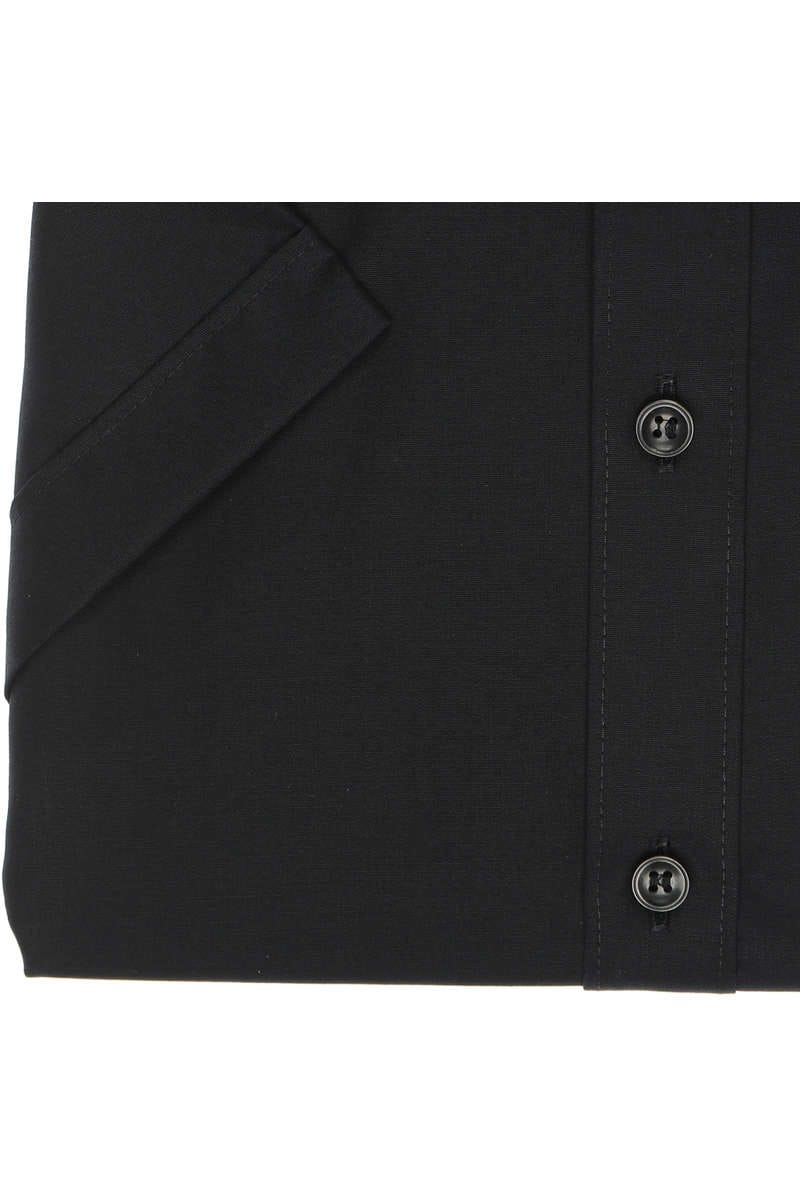 MARVELIS KURZARM HEMD BODY FIT SCHWARZ