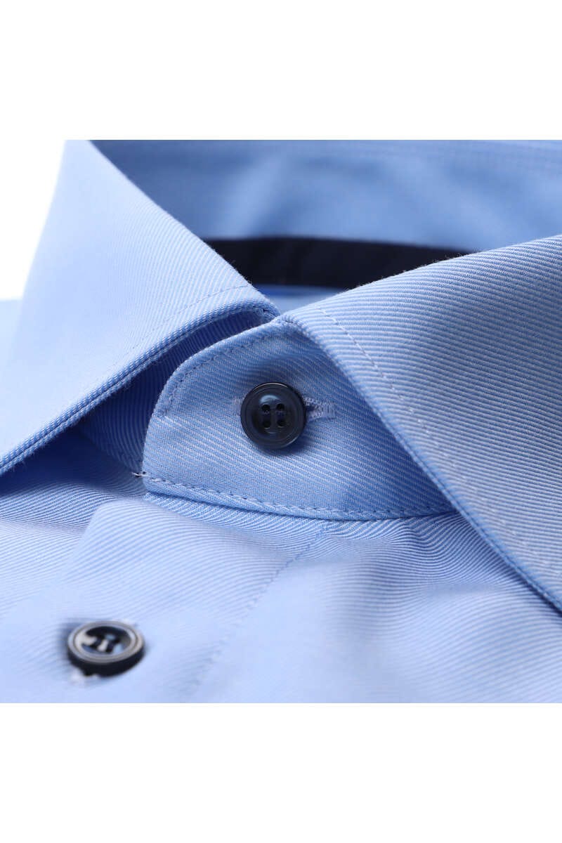 MARVELIS LANGARM HEMD FEINTWILL MODERN FIT BLAU MIT PATCHUNG