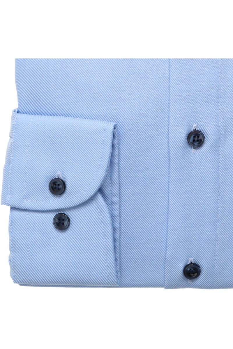 MARVELIS LANGARM HEMD FEINTWILL MODERN FIT BLAU MIT PATCHUNG