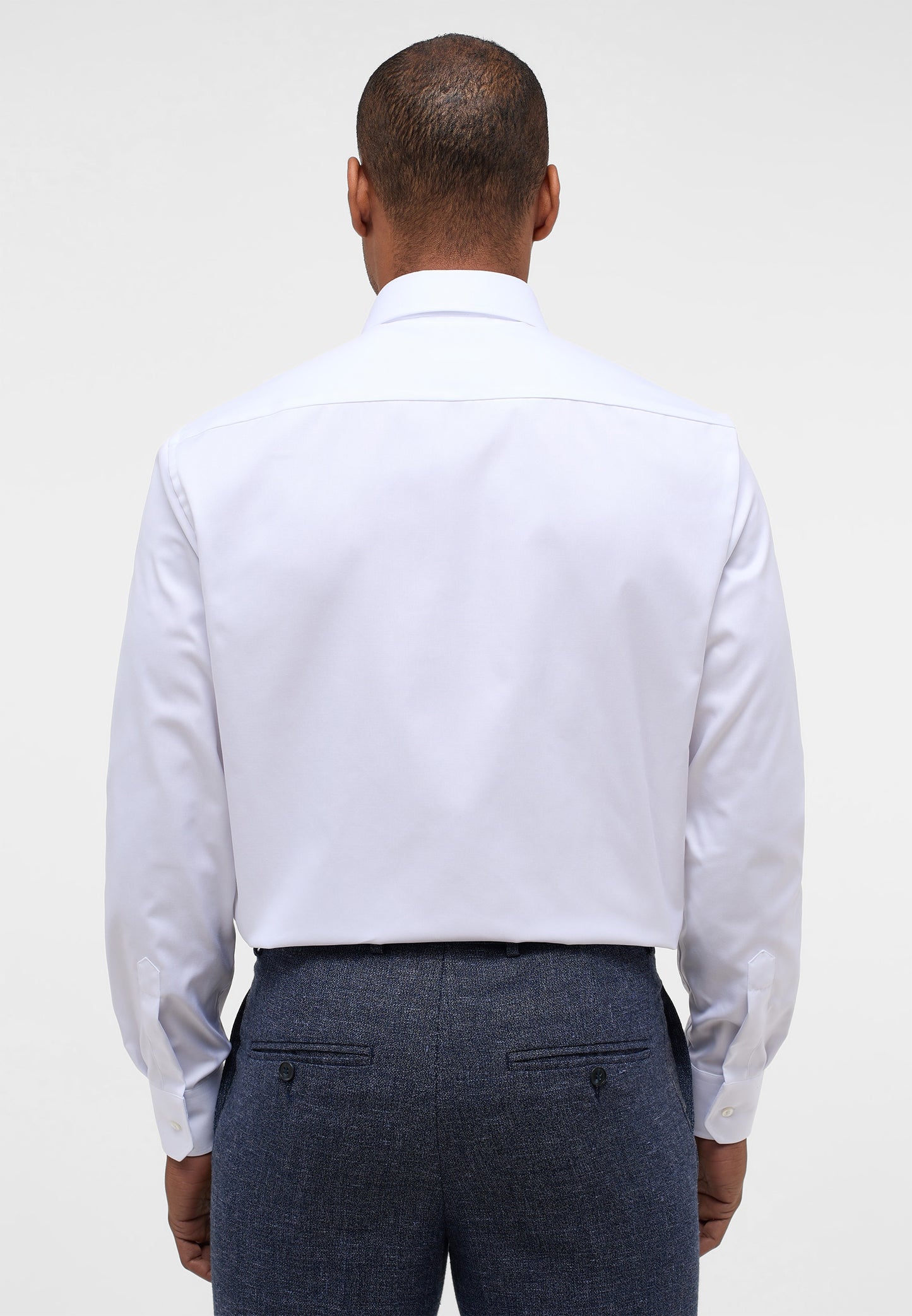 ETERNA LANGARM HEMD COMFORT FIT COVER SHIRT WEISS