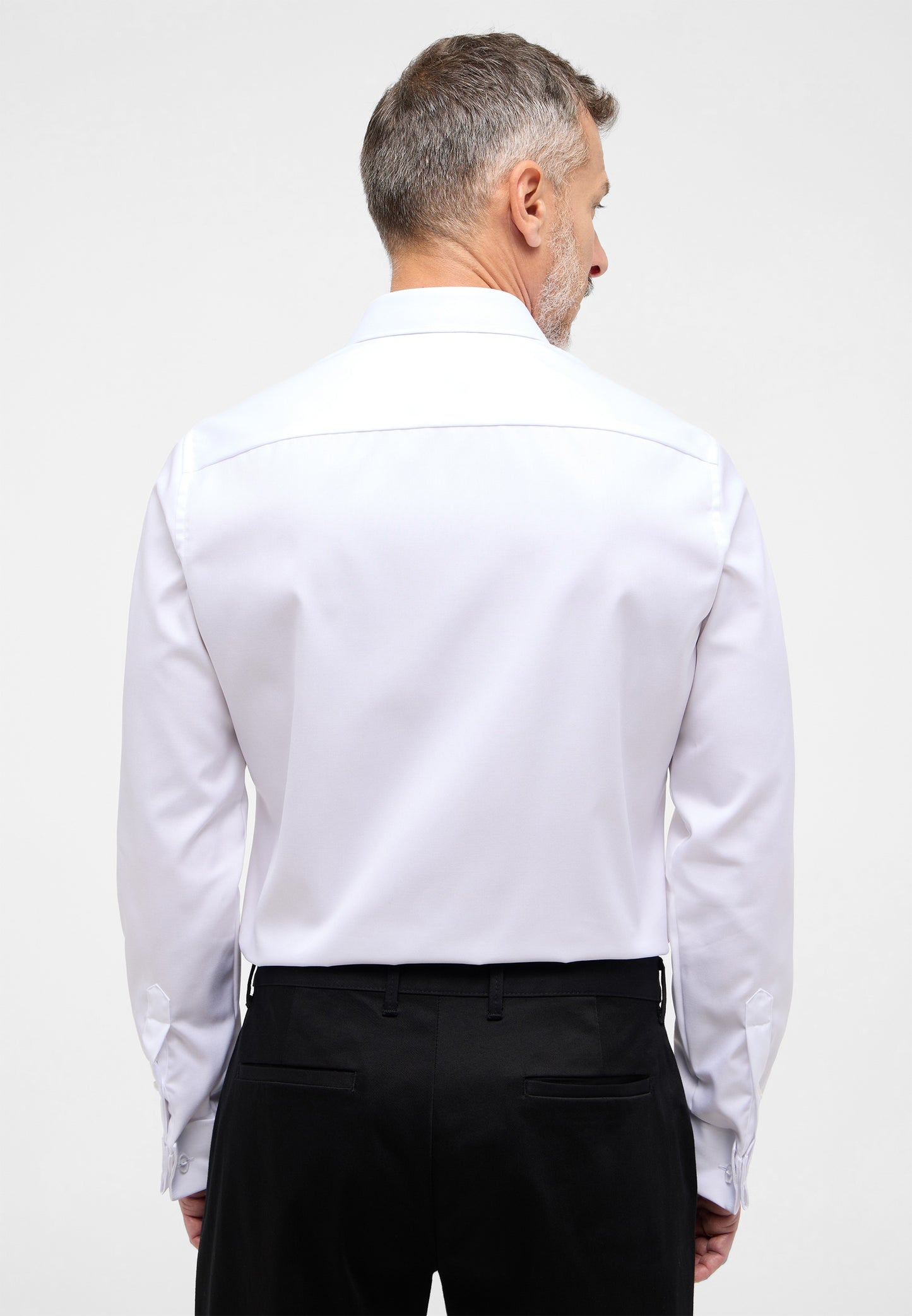 ETERNA LANGARM HEMD SLIM FIT COVER SHIRT WEISS