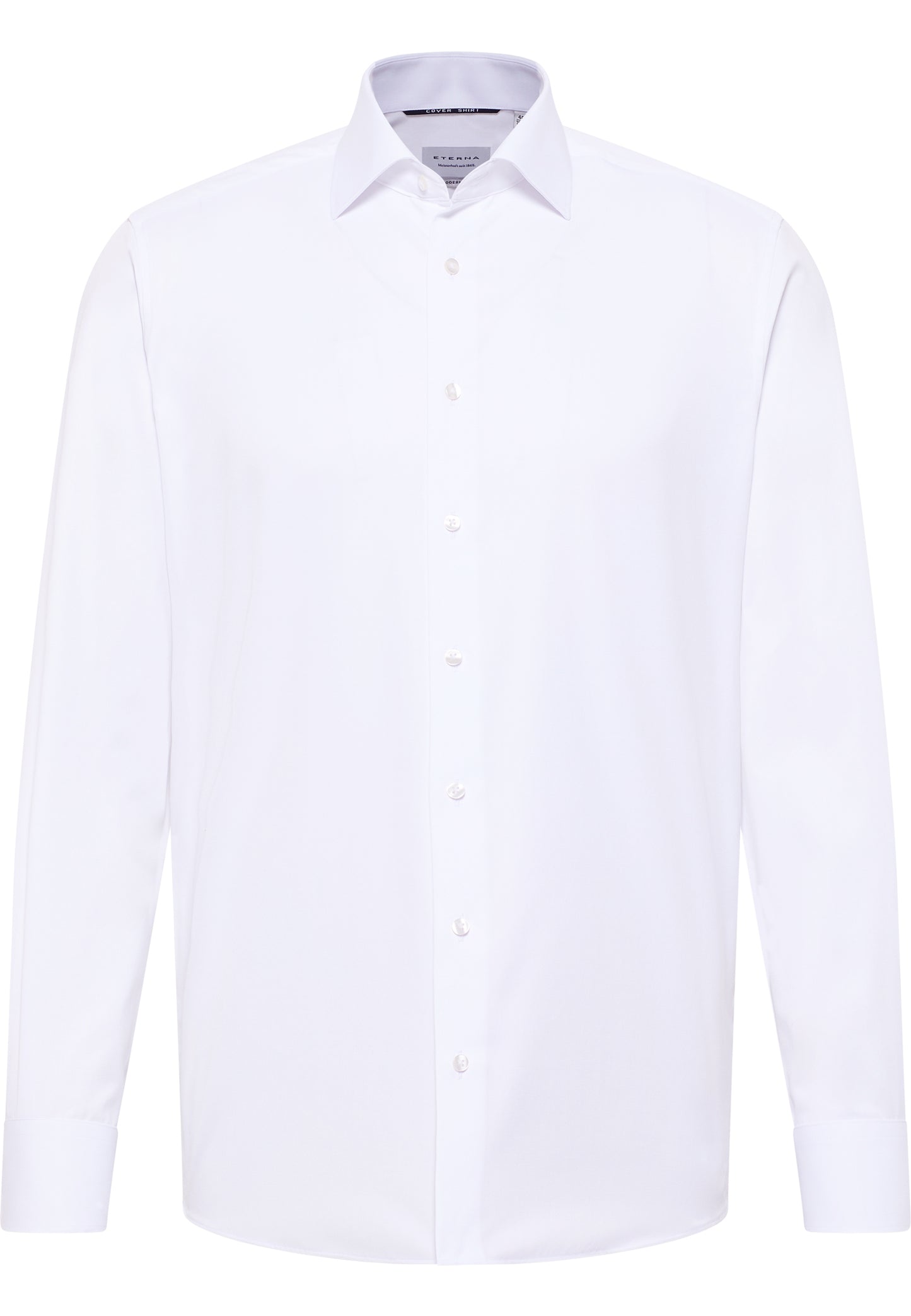 ETERNA LANGARM HEMD MODERN FIT COVER SHIRT TWILL WEISS