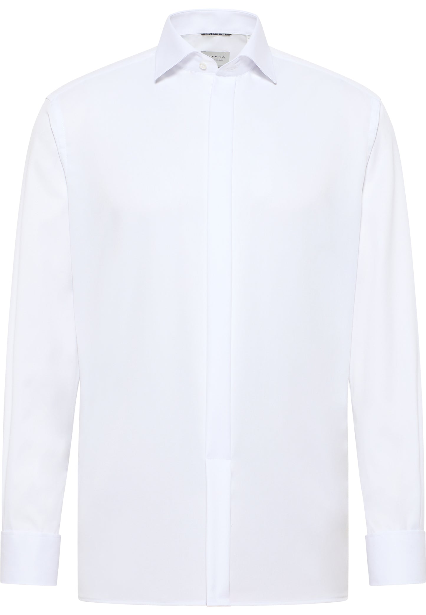 ETERNA LANGARM HEMD MODERN FIT COVER SHIRT TWILL WEISS