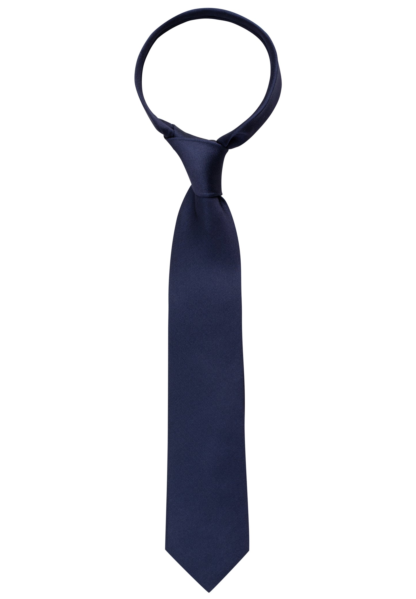 ETERNA KRAWATTE NAVY UNIFARBEN BREIT 7,5CM