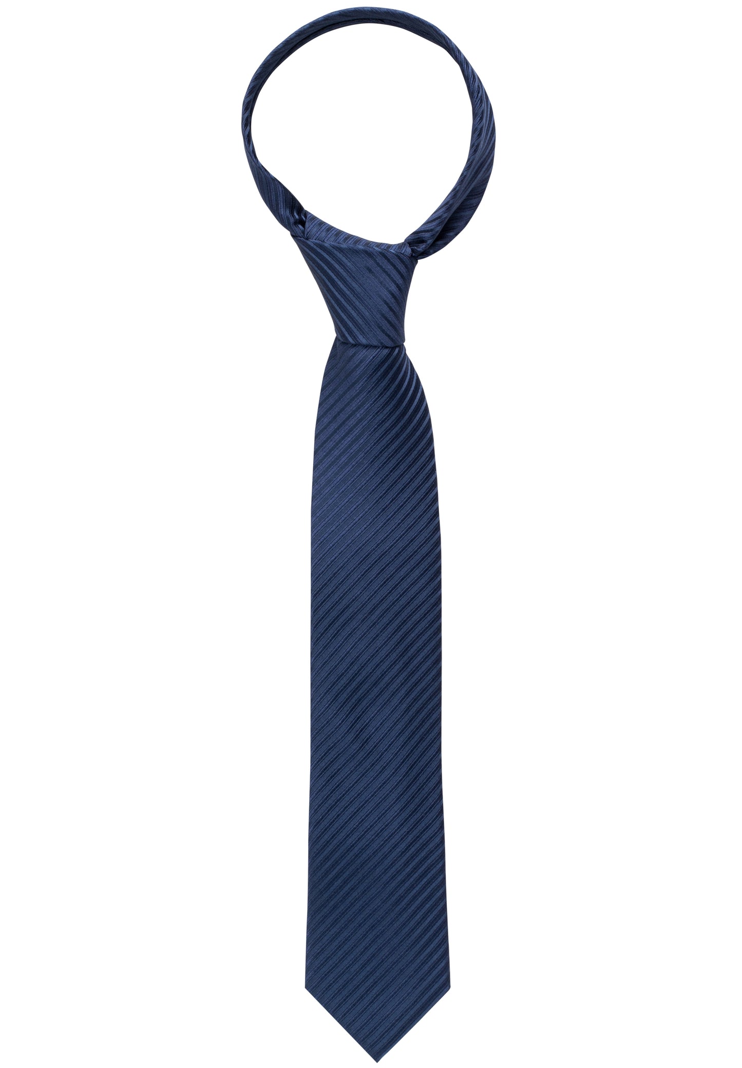 ETERNA KRAWATTE NAVY UNIFARBEN BREIT 7,5CM
