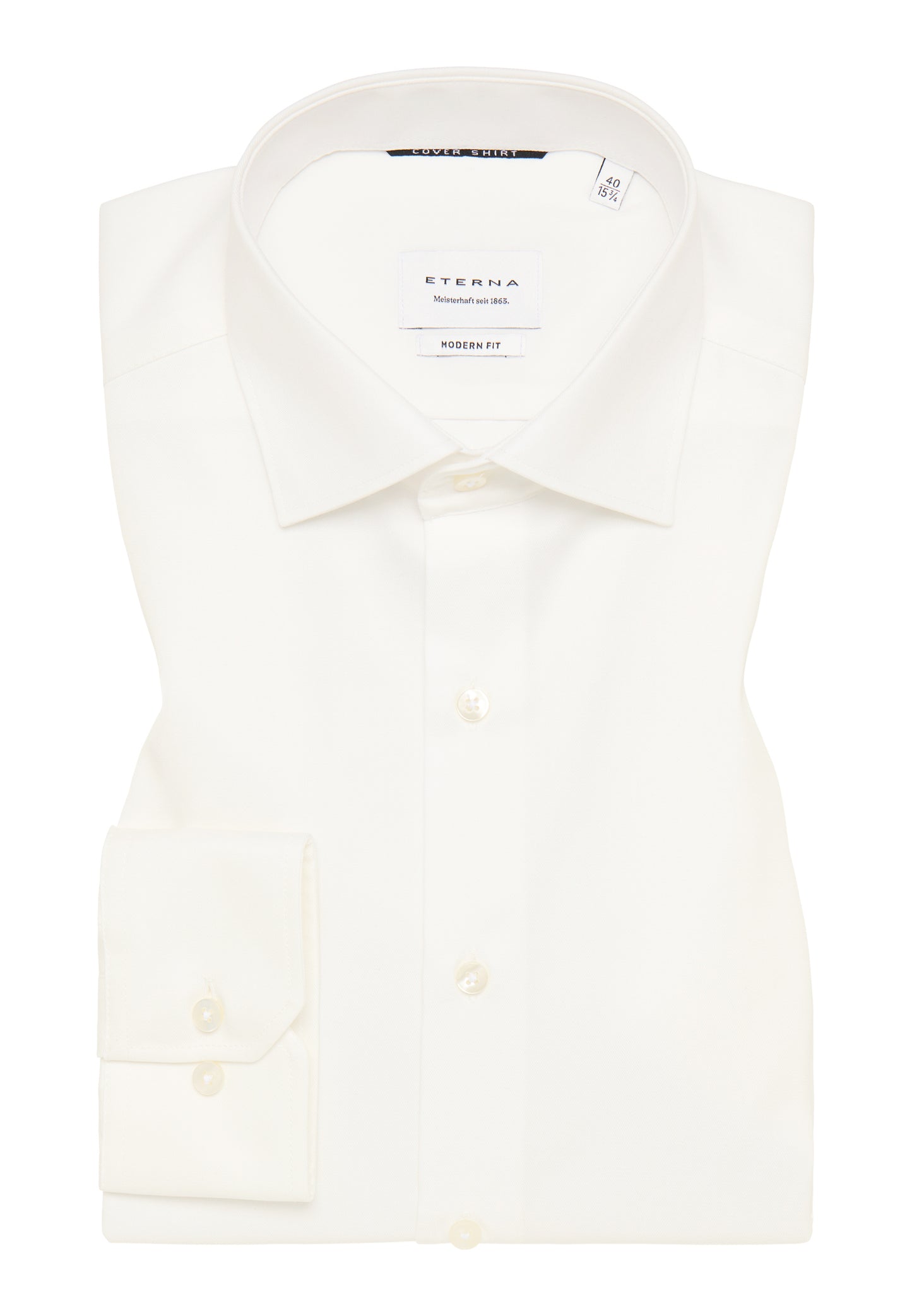ETERNA LANGARM HEMD MODERN FIT COVER SHIRT CHAMPAGNER