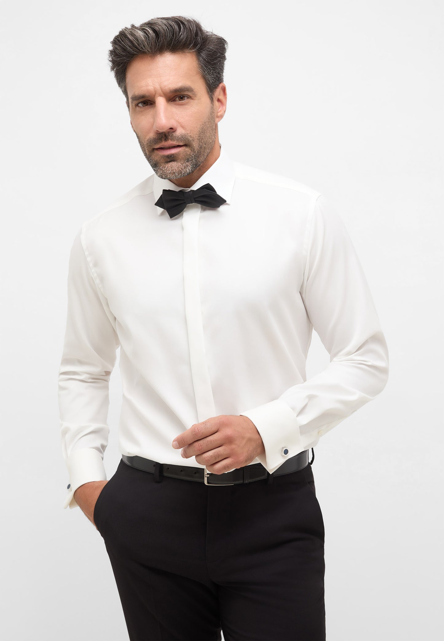 ETERNA LANGARM HEMD MODERN FIT COVER SHIRT TWILL BEIGE