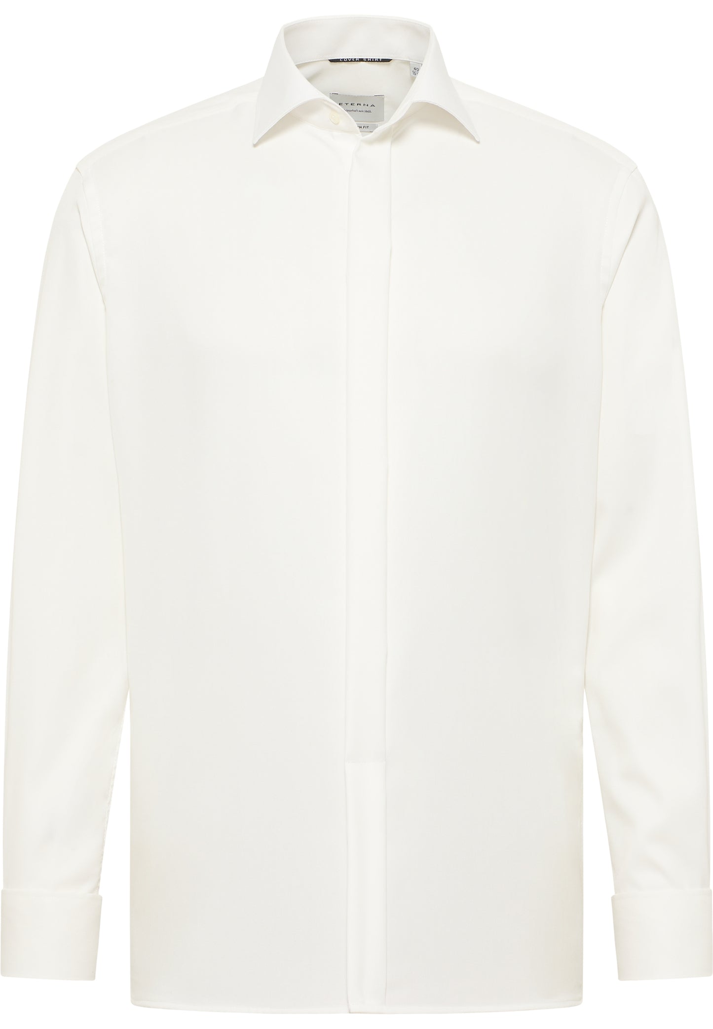 ETERNA LANGARM HEMD MODERN FIT COVER SHIRT TWILL BEIGE