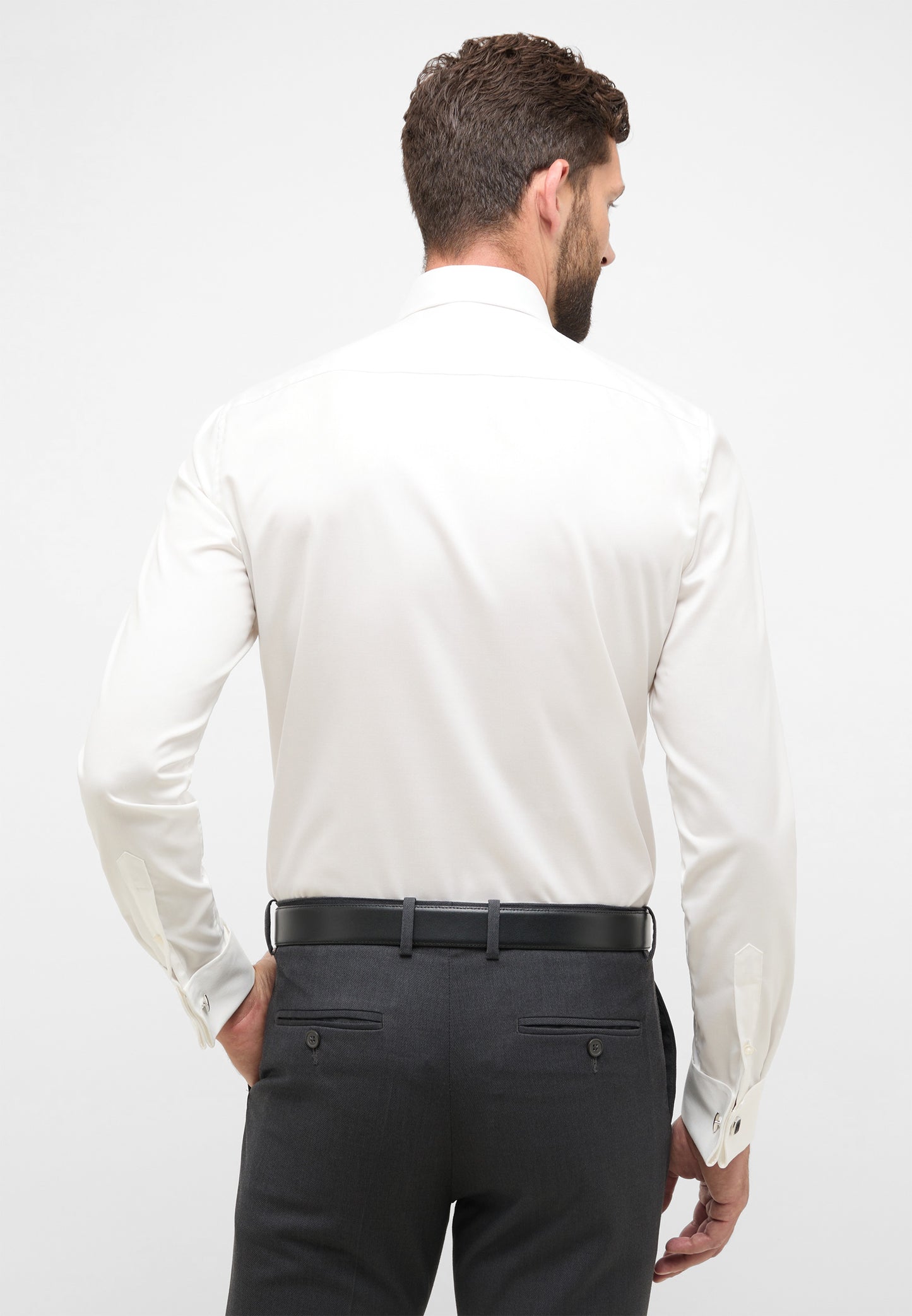 ETERNA LANGARM HEMD LUXURY SHIRT SLIM FIT CHAMPAGNER