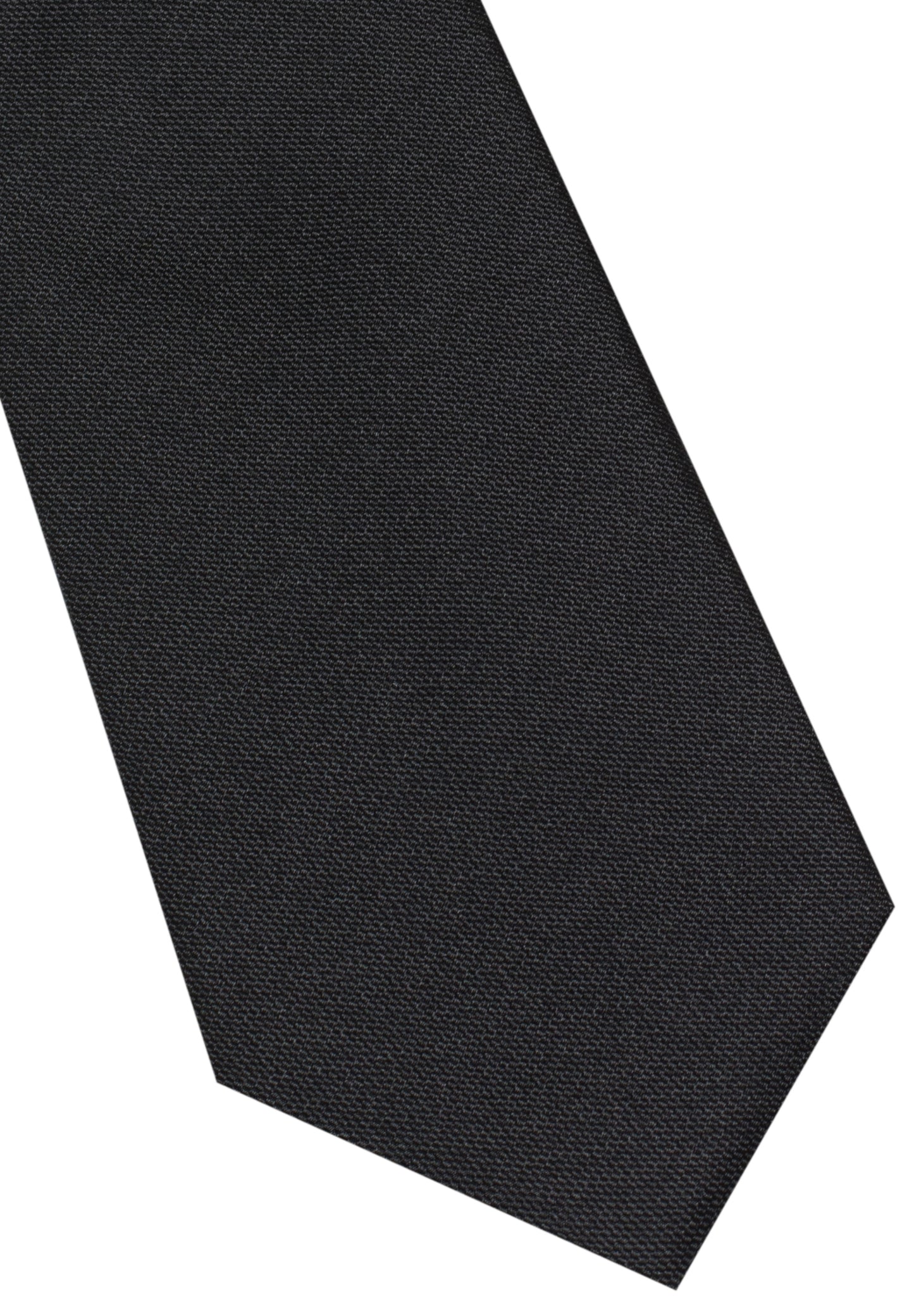 ETERNA KRAWATTE SCHWARZ UNIFARBEN BREIT 7,5CM