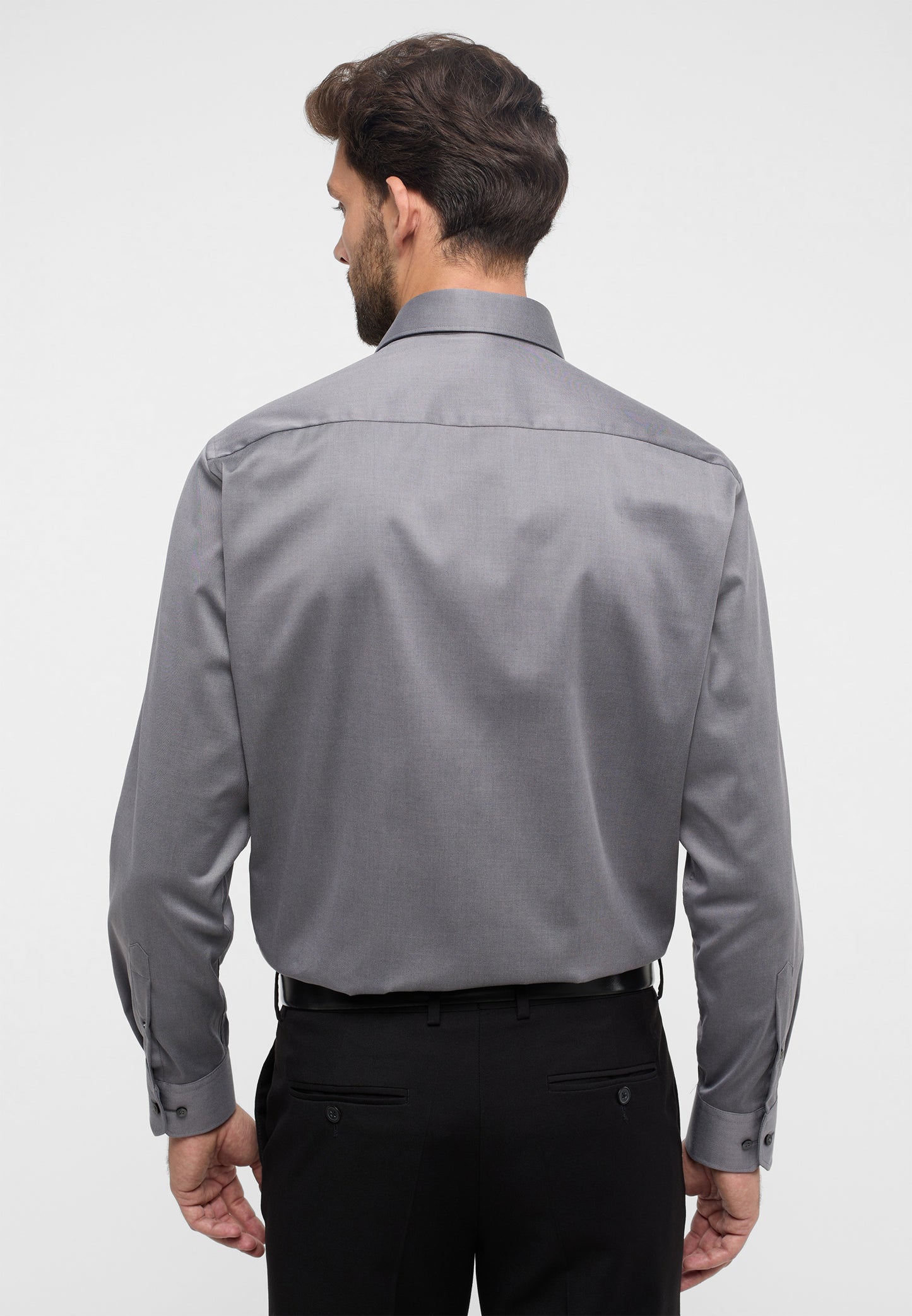ETERNA LANGARM HEMD COMFORT FIT COVER SHIRT GRAU