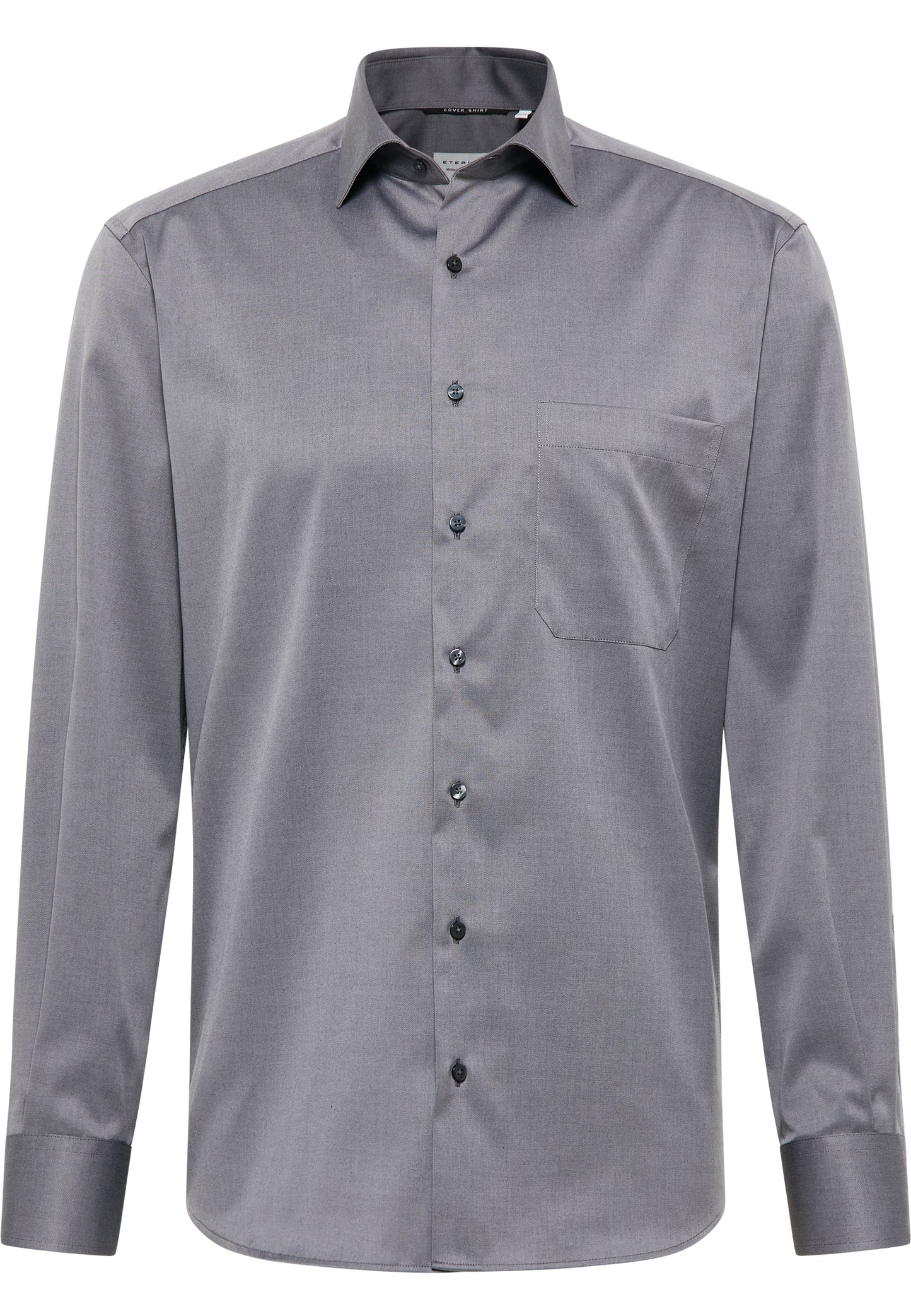 ETERNA LANGARM HEMD COMFORT FIT COVER SHIRT GRAU