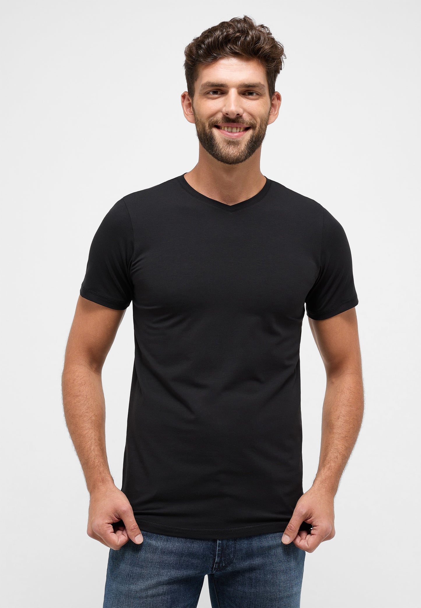 1863 BY ETERNA T-SHIRT TOSO SCHWARZ