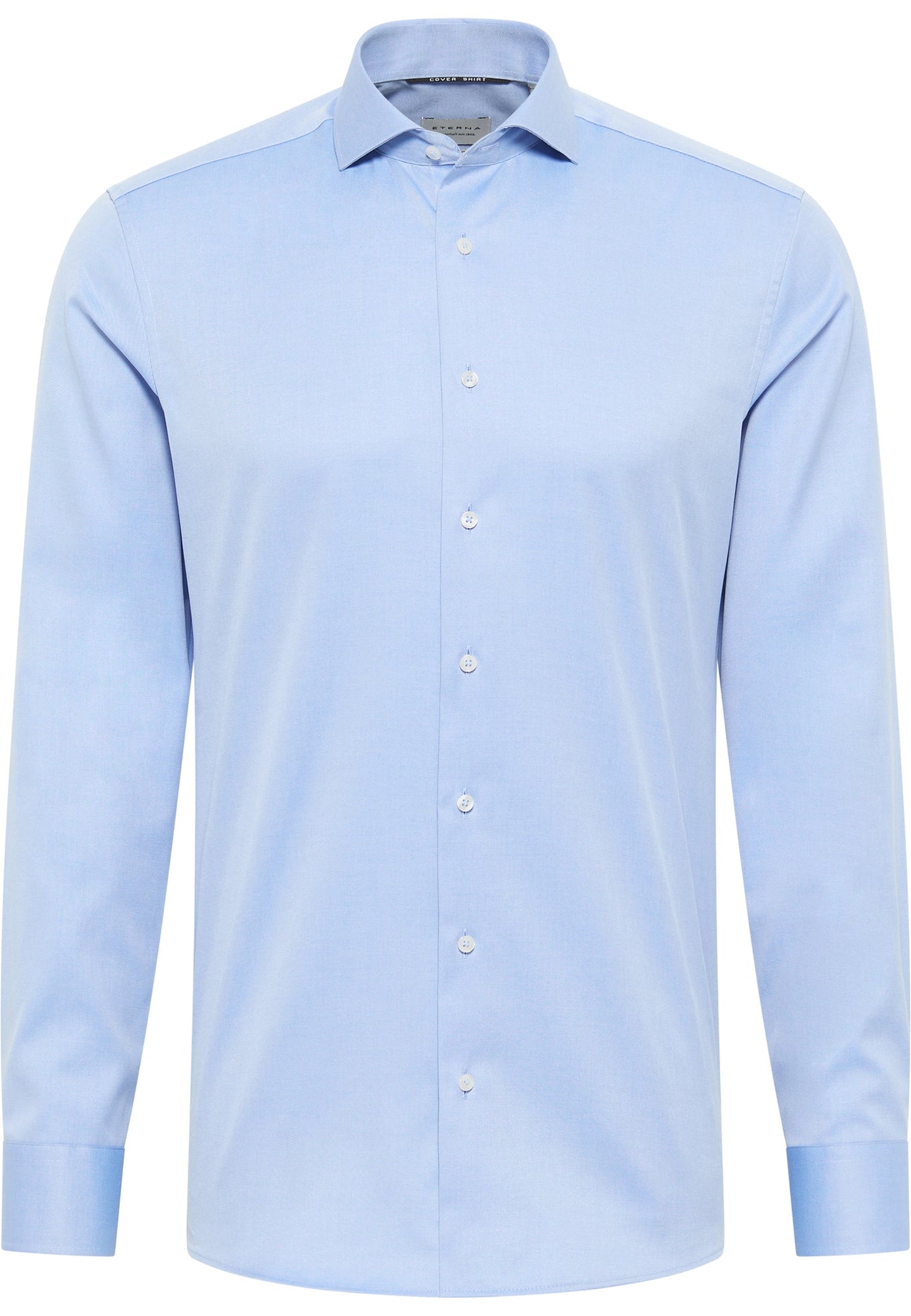 ETERNA LANGARM HEMD SLIM FIT COVER SHIRT TWILL BLAU