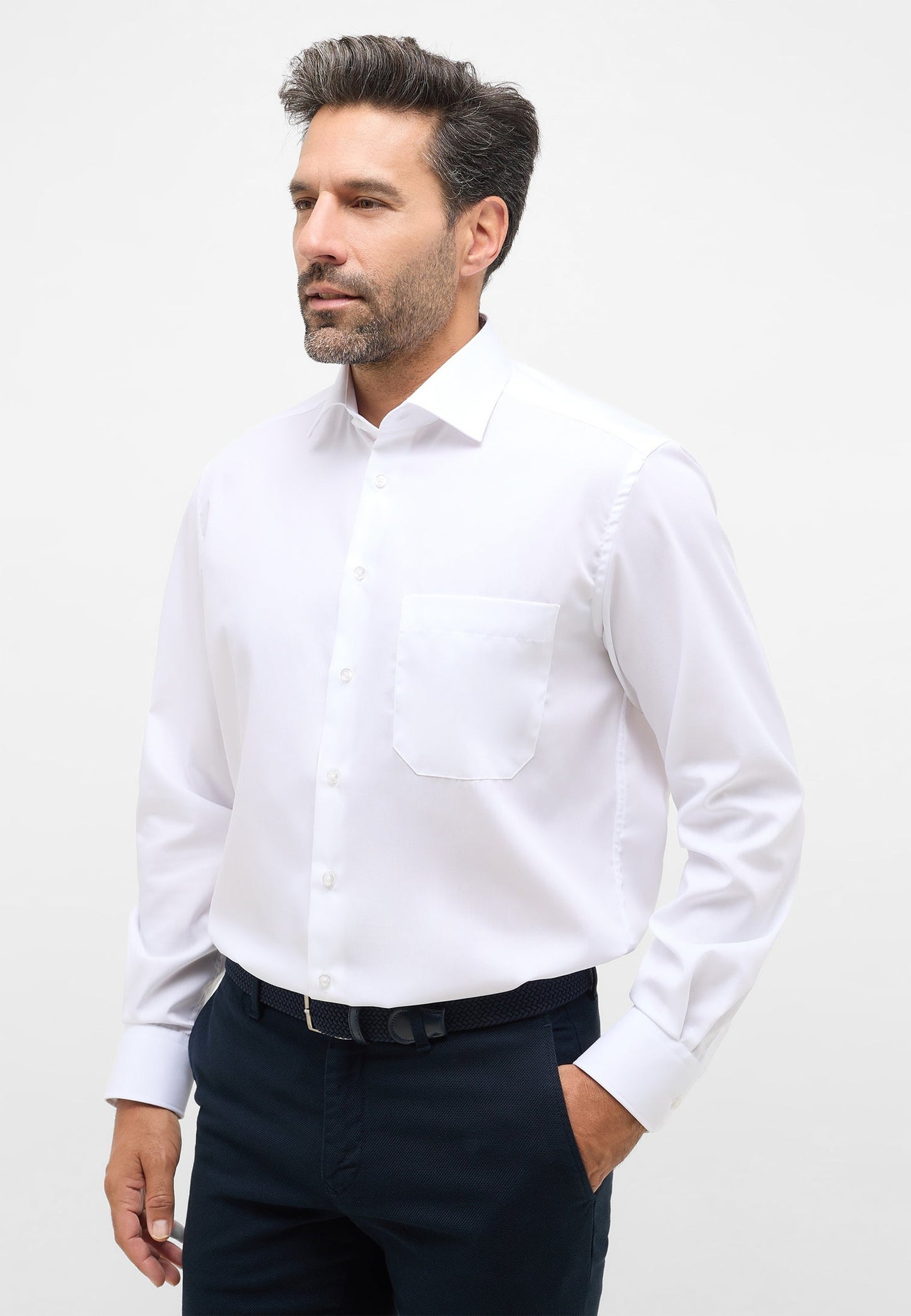 ETERNA LANGARM HEMD COMFORT FIT ORIGINAL SHIRT WEISS