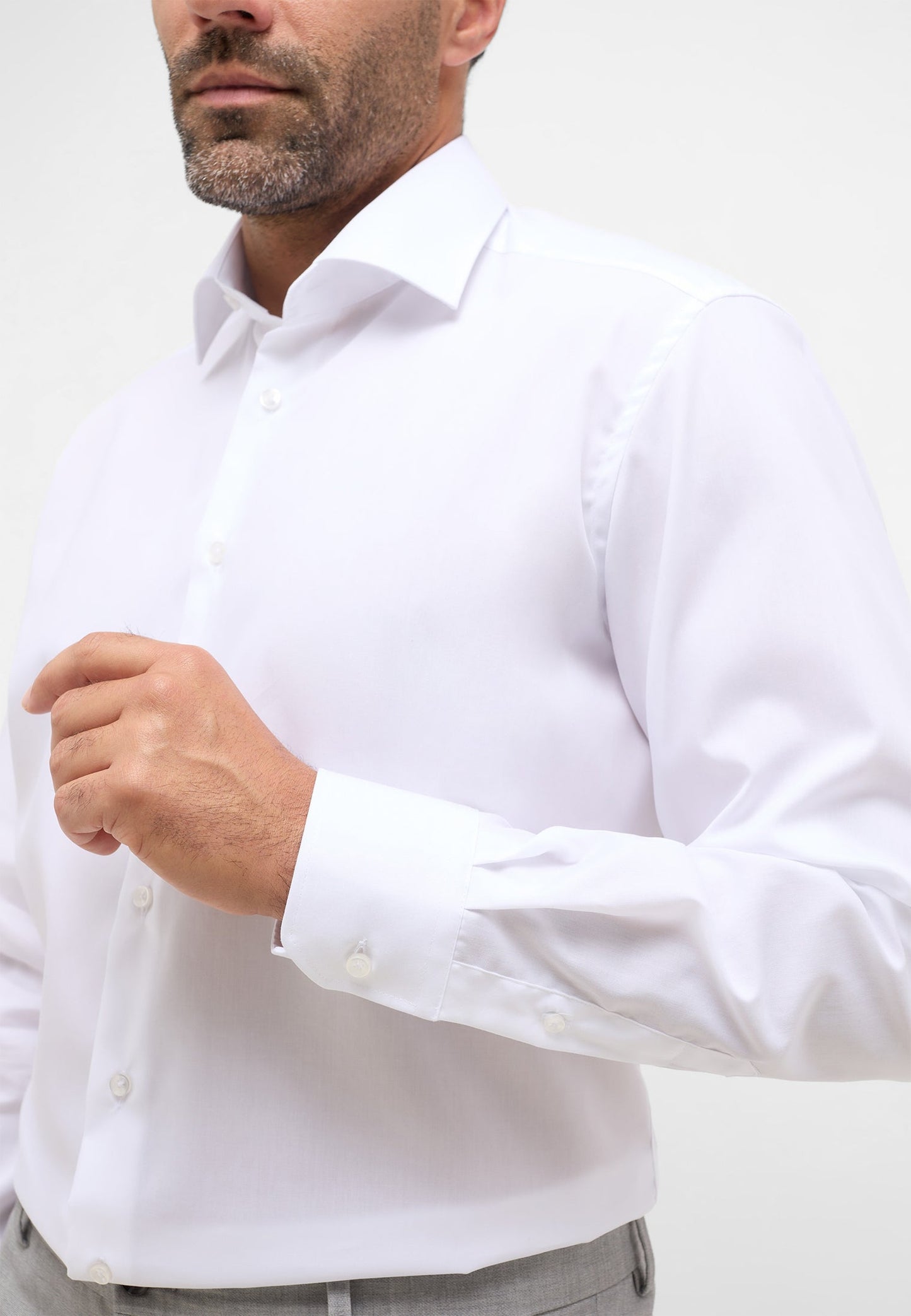 ETERNA LANGARM HEMD COMFORT FIT ORIGINAL SHIRT WEISS