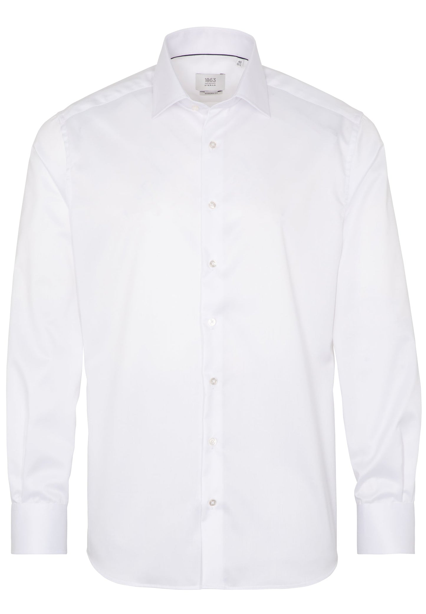 ETERNA LANGARM HEMD LUXURY SHIRT MODERN FIT WEISS