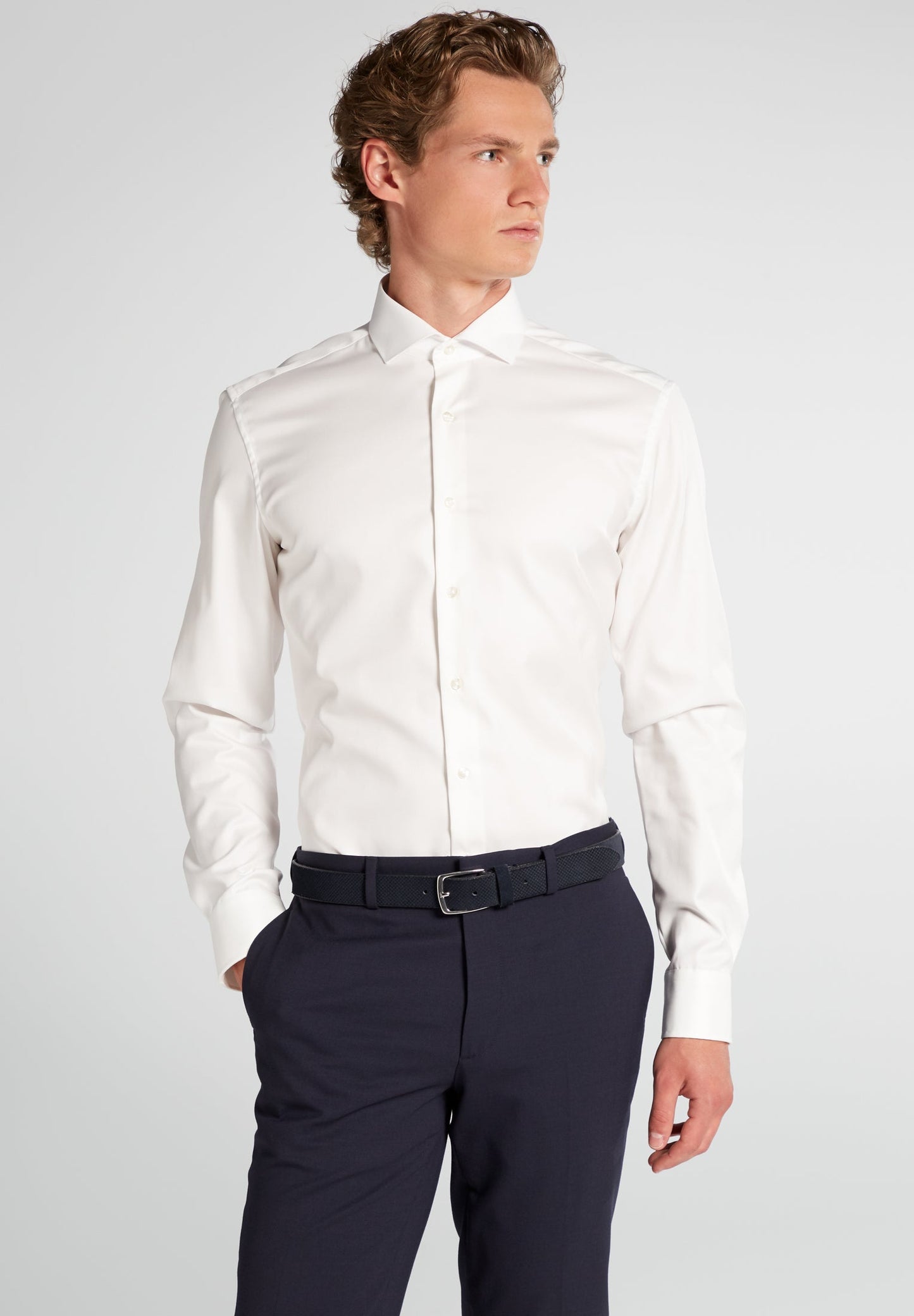 ETERNA LANGARM HEMD SLIM FIT COVER SHIRT TWILL CHAMPAGNER