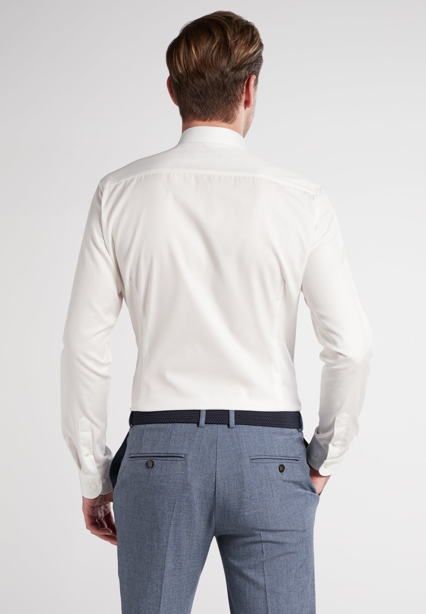 ETERNA LANGARM HEMD SUPER SLIM COVER SHIRT TWILL CHAMPAGNER