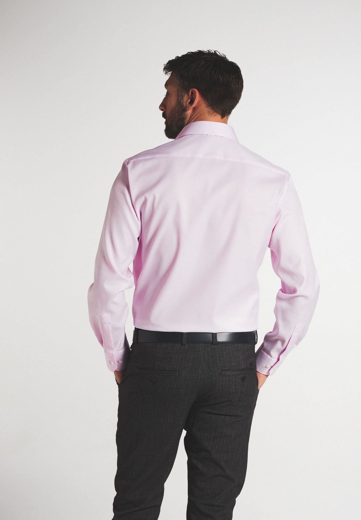 ETERNA LANGARM HEMD MODERN FIT COVER SHIRT ROSA
