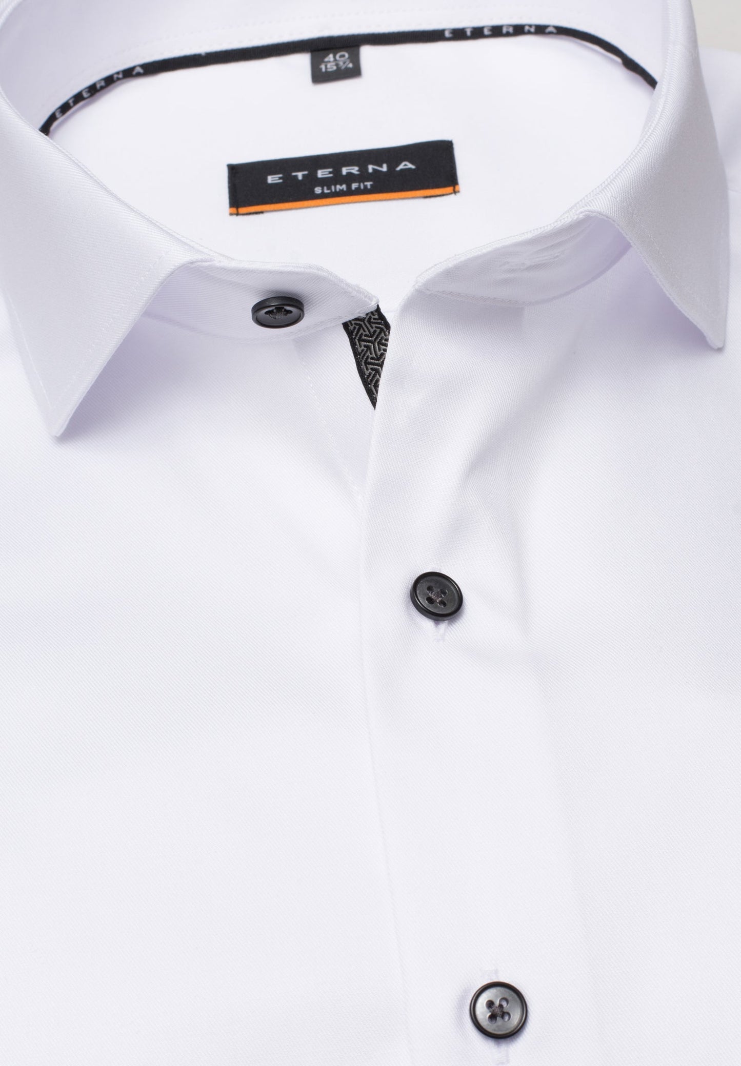 ETERNA LANGARM HEMD SLIM FIT COVER SHIRT TWILL WEISS