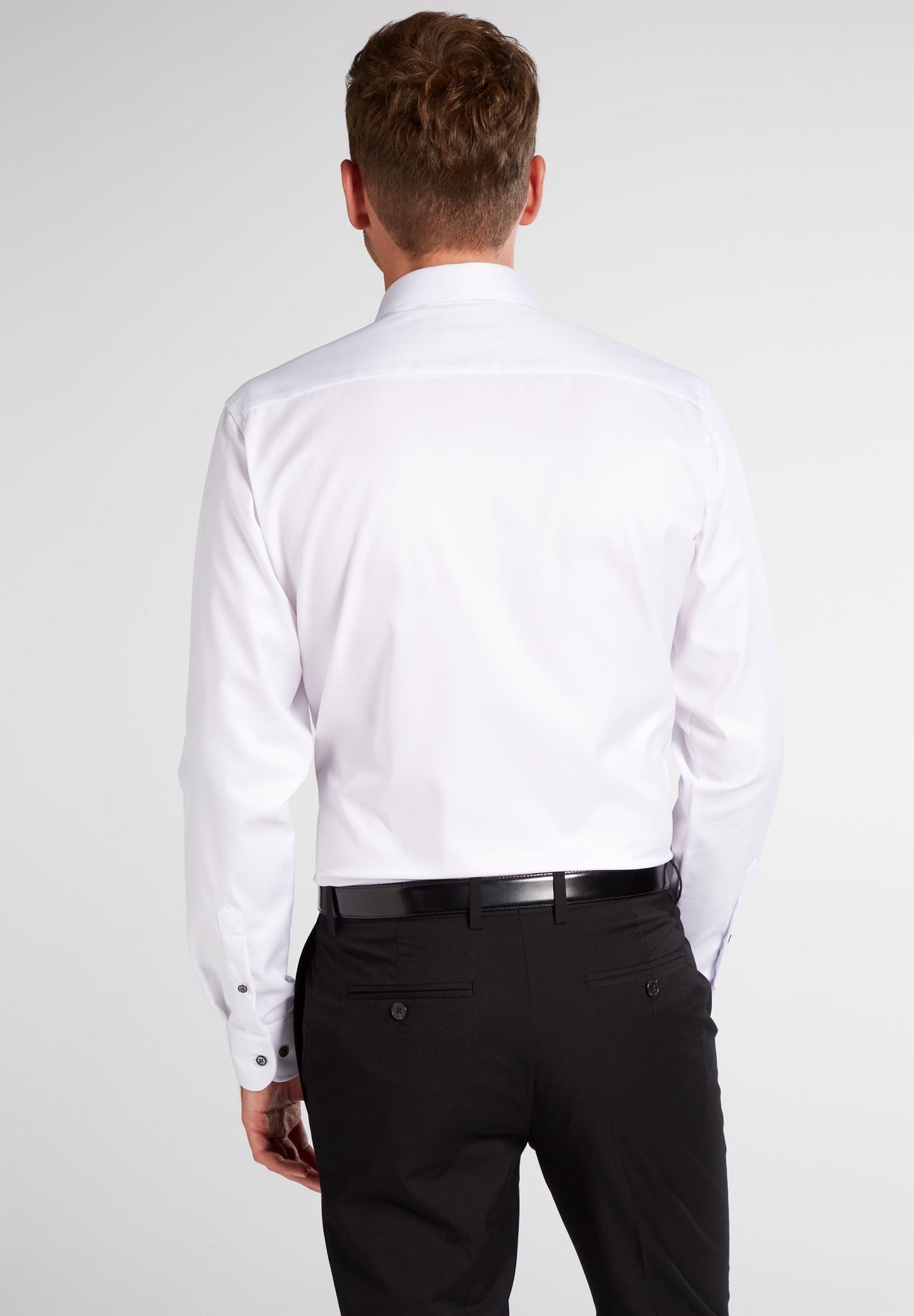 ETERNA LANGARM HEMD SLIM FIT COVER SHIRT TWILL WEISS