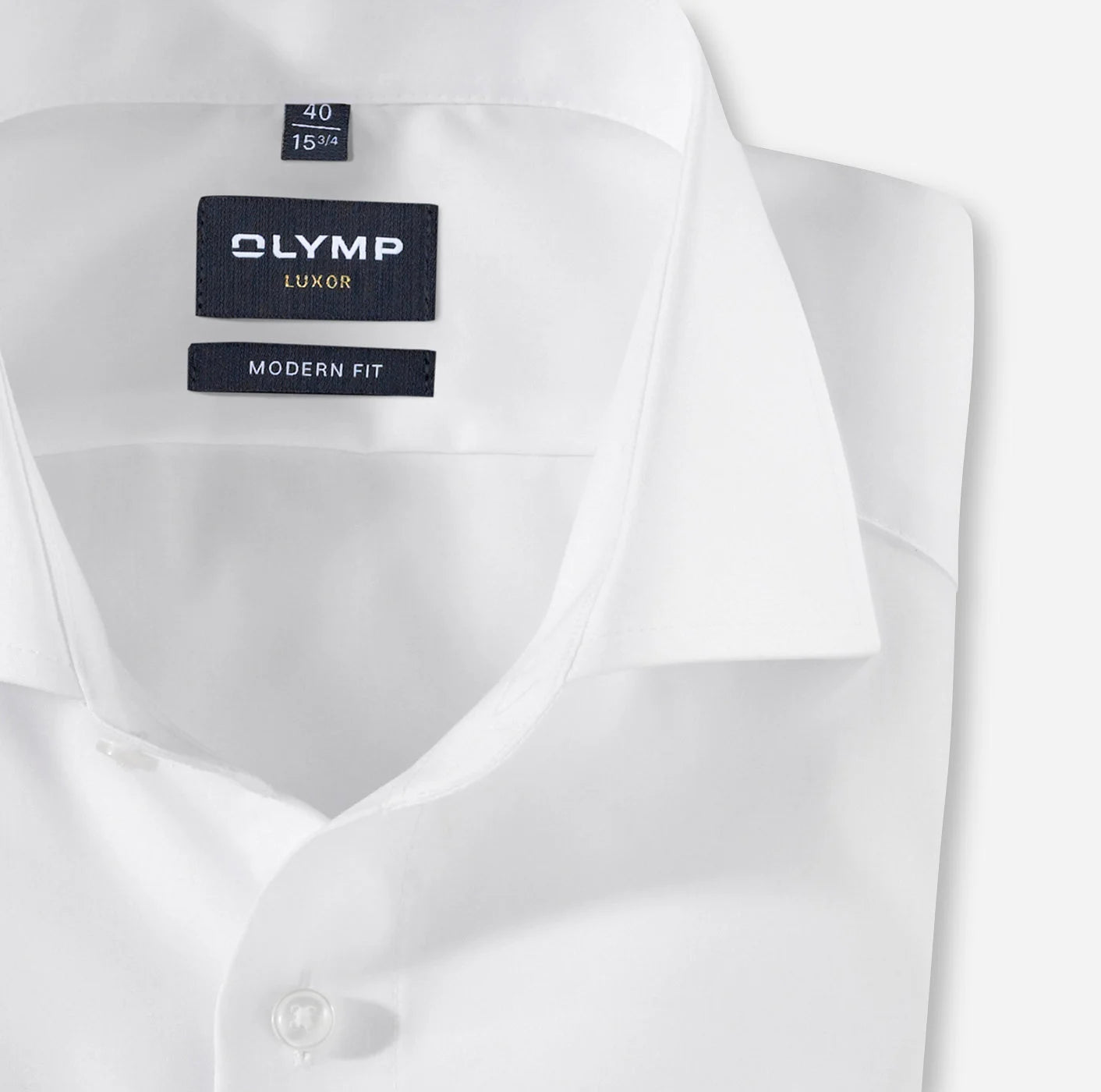 OLYMP LUXOR MODERN FIT UNI LANGARM HEMD WEISS