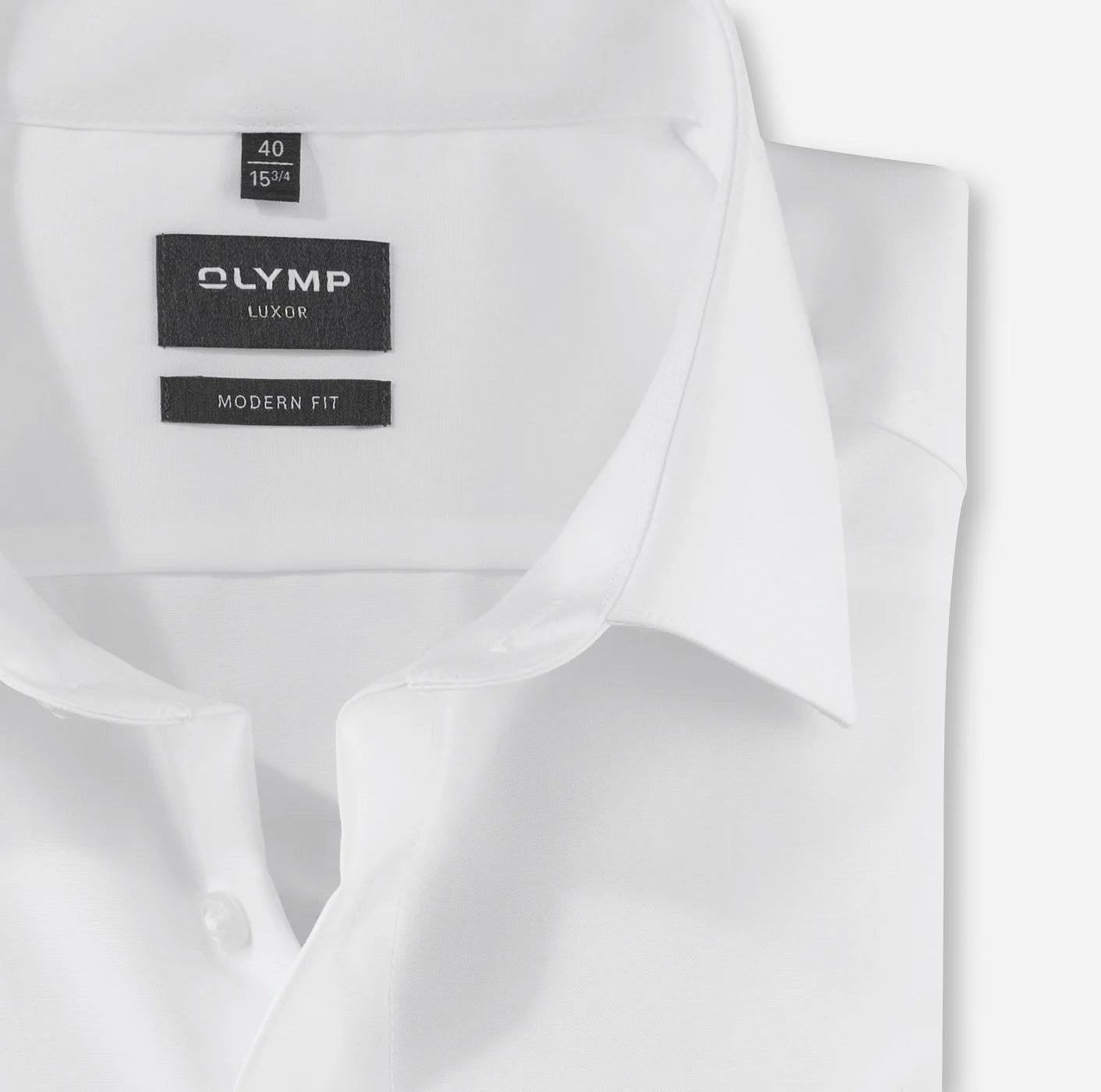 OLYMP LUXOR MODERN FIT UNI LANGARM HEMD WEISS