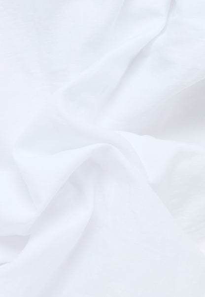 ETERNA LANGARM HEMD SLIM FIT LINEN SHIRT WEISS