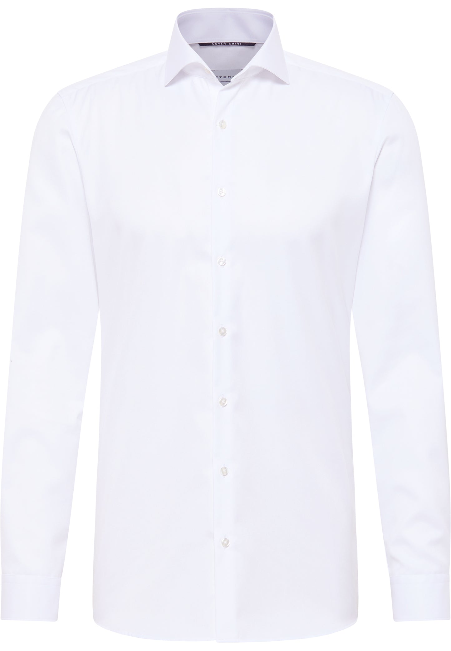 ETERNA LANGARM HEMD SUPER SLIM COVER SHIRT TWILL WEISS