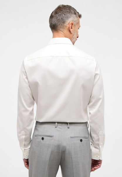 ETERNA LANGARM HEMD SLIM FIT COVER SHIRT TWILL BEIGE