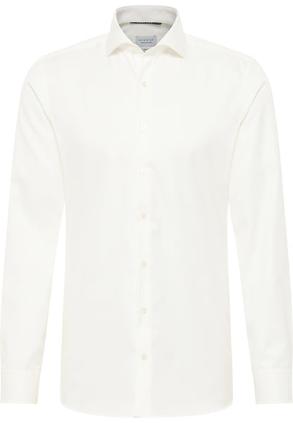 ETERNA LANGARM HEMD SLIM FIT COVER SHIRT TWILL BEIGE