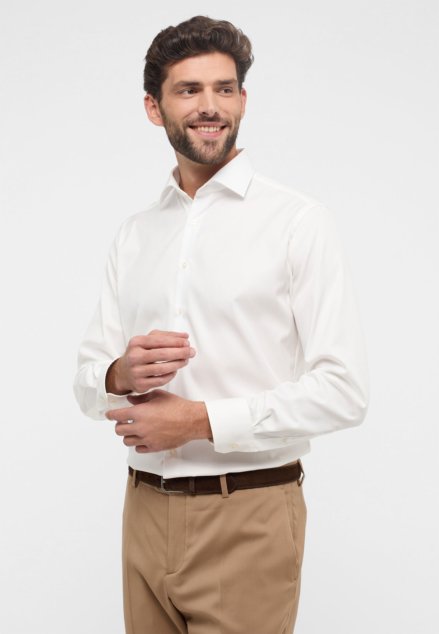 ETERNA LANGARM HEMD MODERN FIT COVER SHIRT CHAMPAGNER
