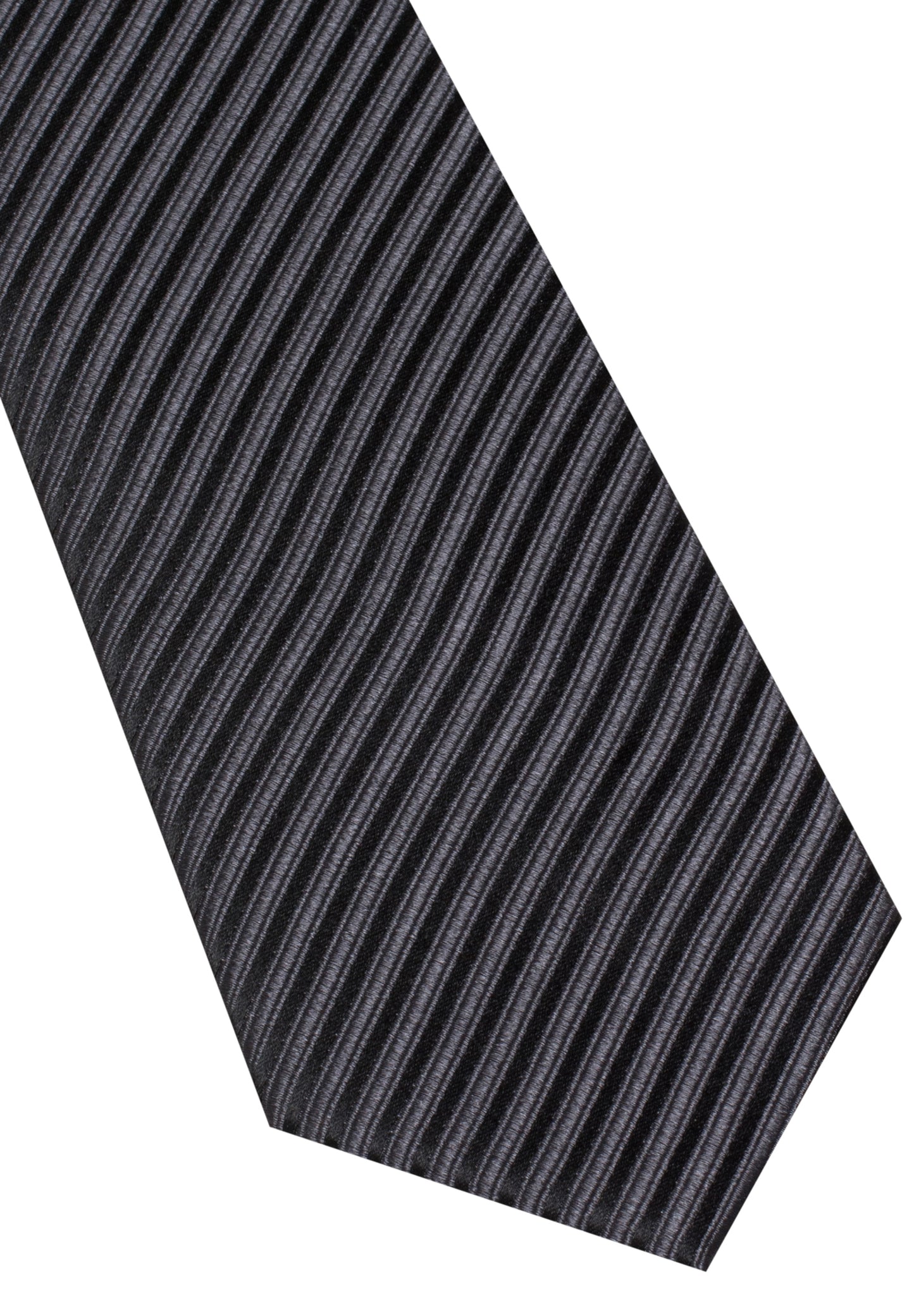 ETERNA KRAWATTE SCHWARZ UNIFARBEN BREIT 7,5CM