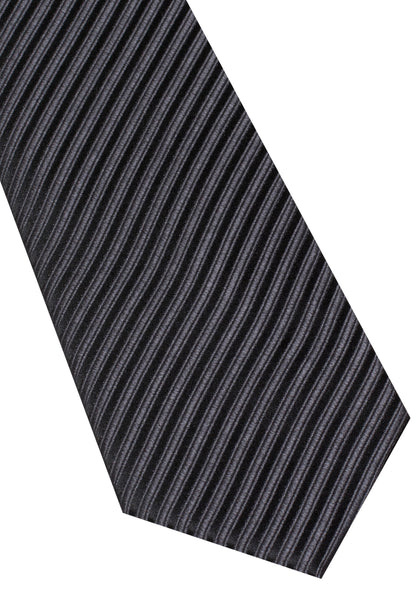 ETERNA KRAWATTE SCHWARZ UNIFARBEN BREIT 7,5CM