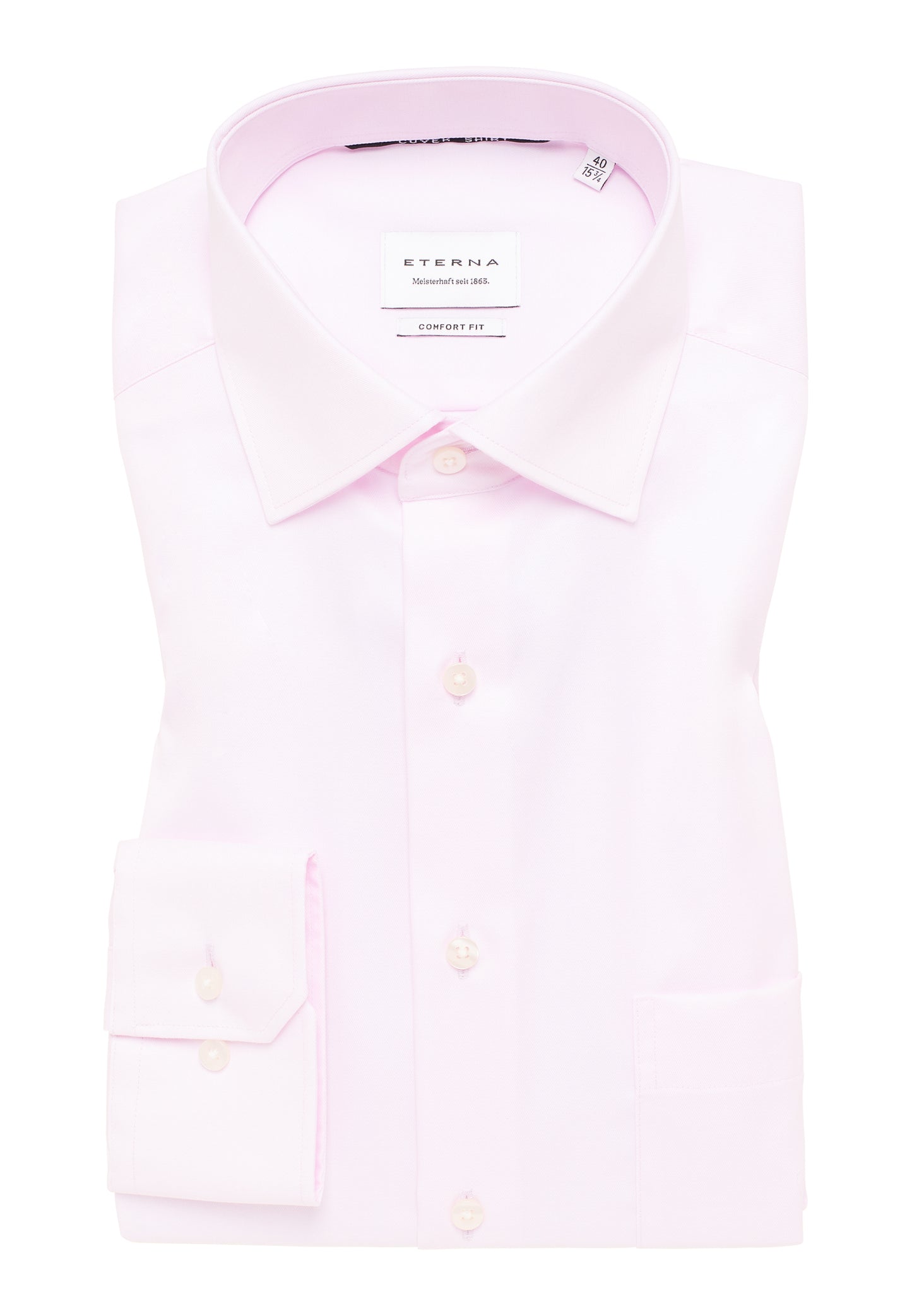 ETERNA LANGARM HEMD COMFORT FIT COVER SHIRT ROSA