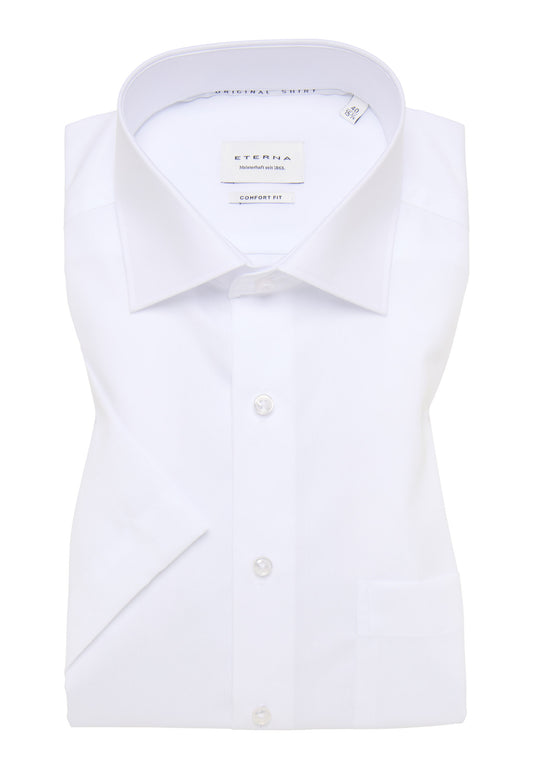 ETERNA LANGARM HEMD COMFORT FIT ORIGINAL SHIRT BÜGELFREI WEISS