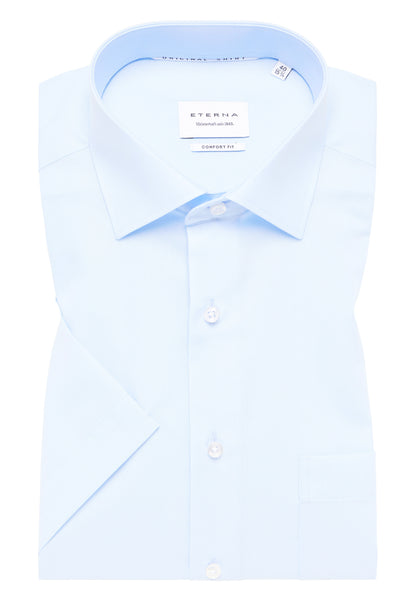 ETERNA LANGARM HEMD COMFORT FIT ORIGINAL SHIRT BÜGELFREI HELLBLAU