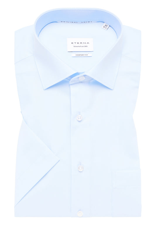 ETERNA LANGARM HEMD COMFORT FIT ORIGINAL SHIRT BÜGELFREI HELLBLAU