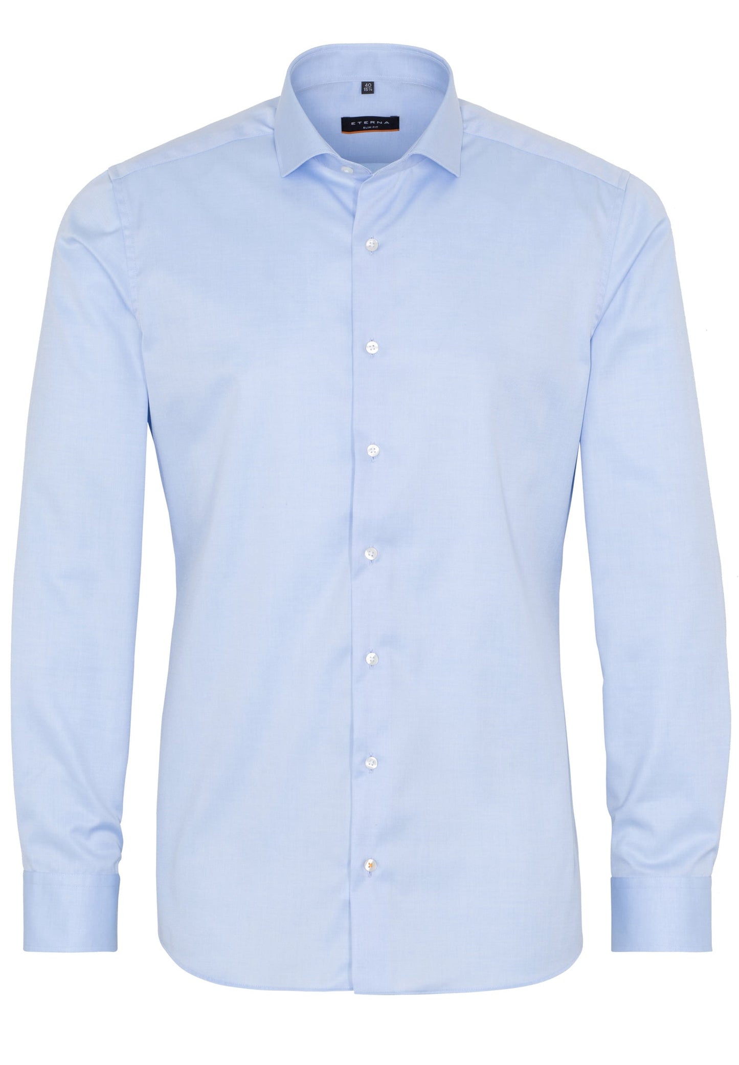 ETERNA LANGARM HEMD SLIM FIT COVER SHIRT TWILL BLAU