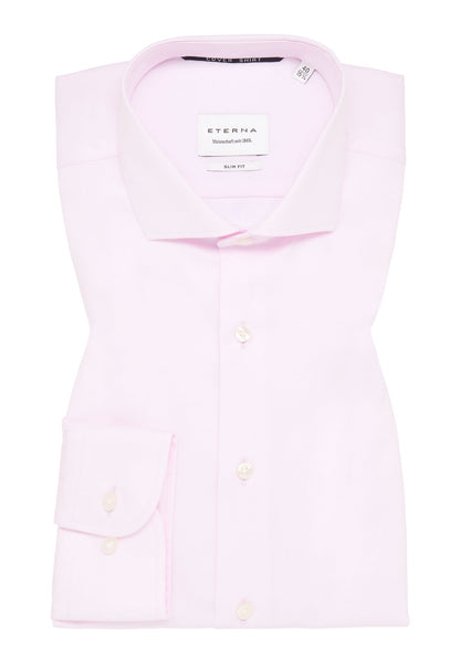 ETERNA LANGARM HEMD SLIM FIT COVER SHIRT TWILL ROSA