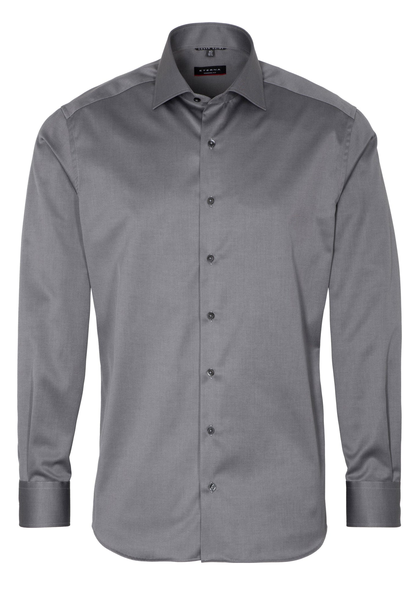 ETERNA LANGARM HEMD MODERN FIT COVER SHIRT GRAU