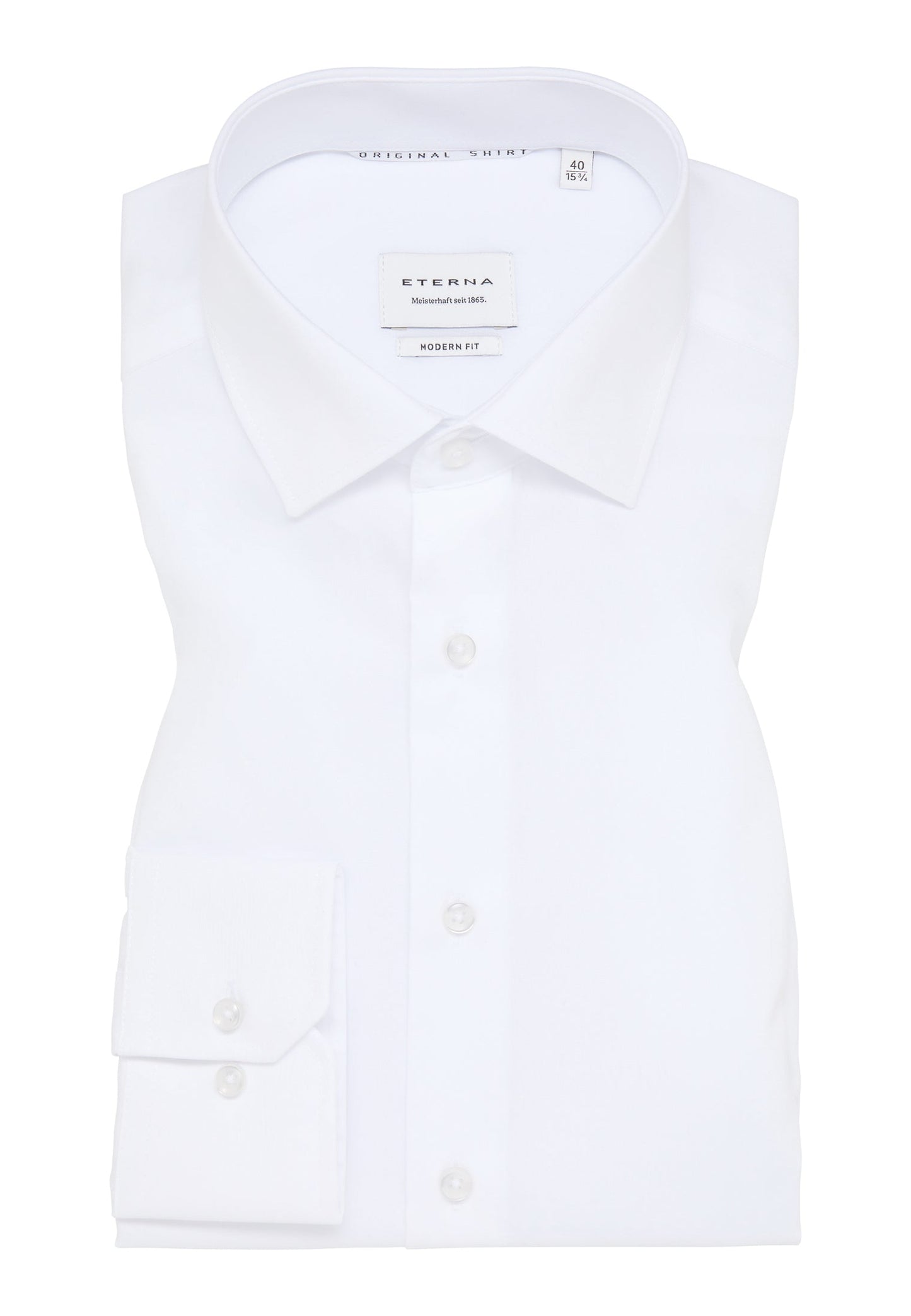 ETERNA LANGARM HEMD MODERN FIT ORIGINAL SHIRT WEISS