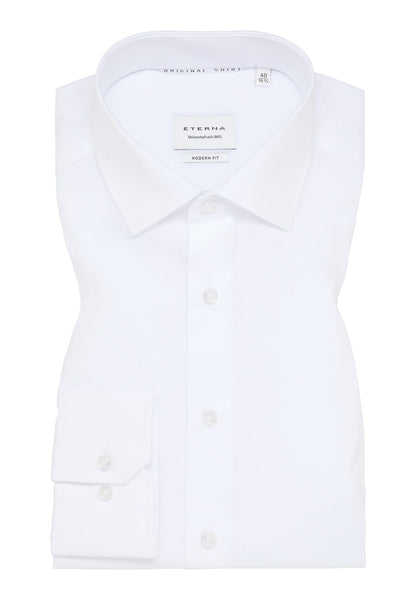 ETERNA LANGARM HEMD MODERN FIT ORIGINAL SHIRT WEISS