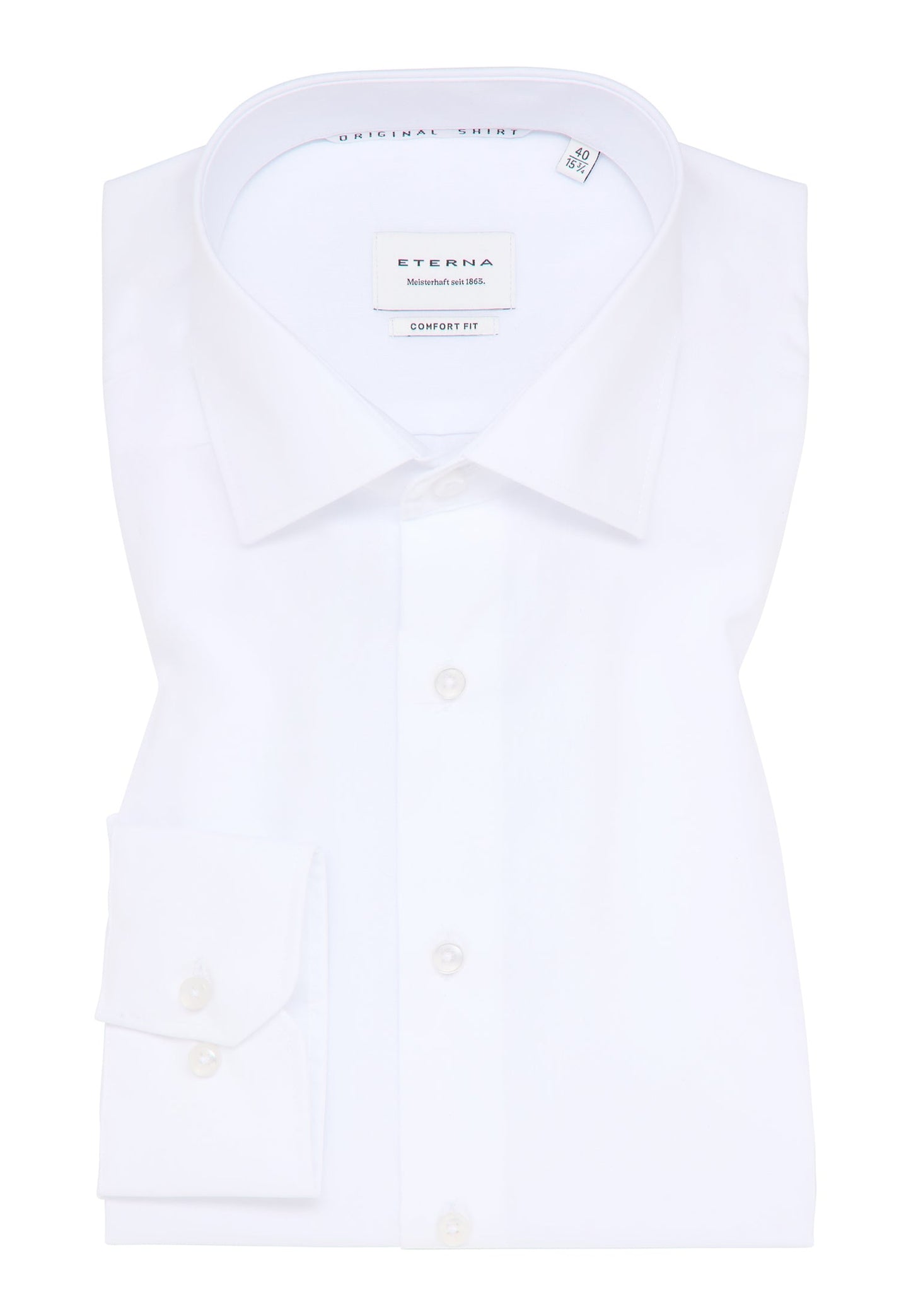 ETERNA LANGARM HEMD COMFORT FIT ORIGINAL SHIRT WEISS
