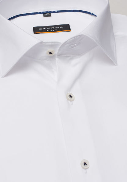 ETERNA LANGARM HEMD SLIM FIT PERFORMANCE SHIRT WEISS