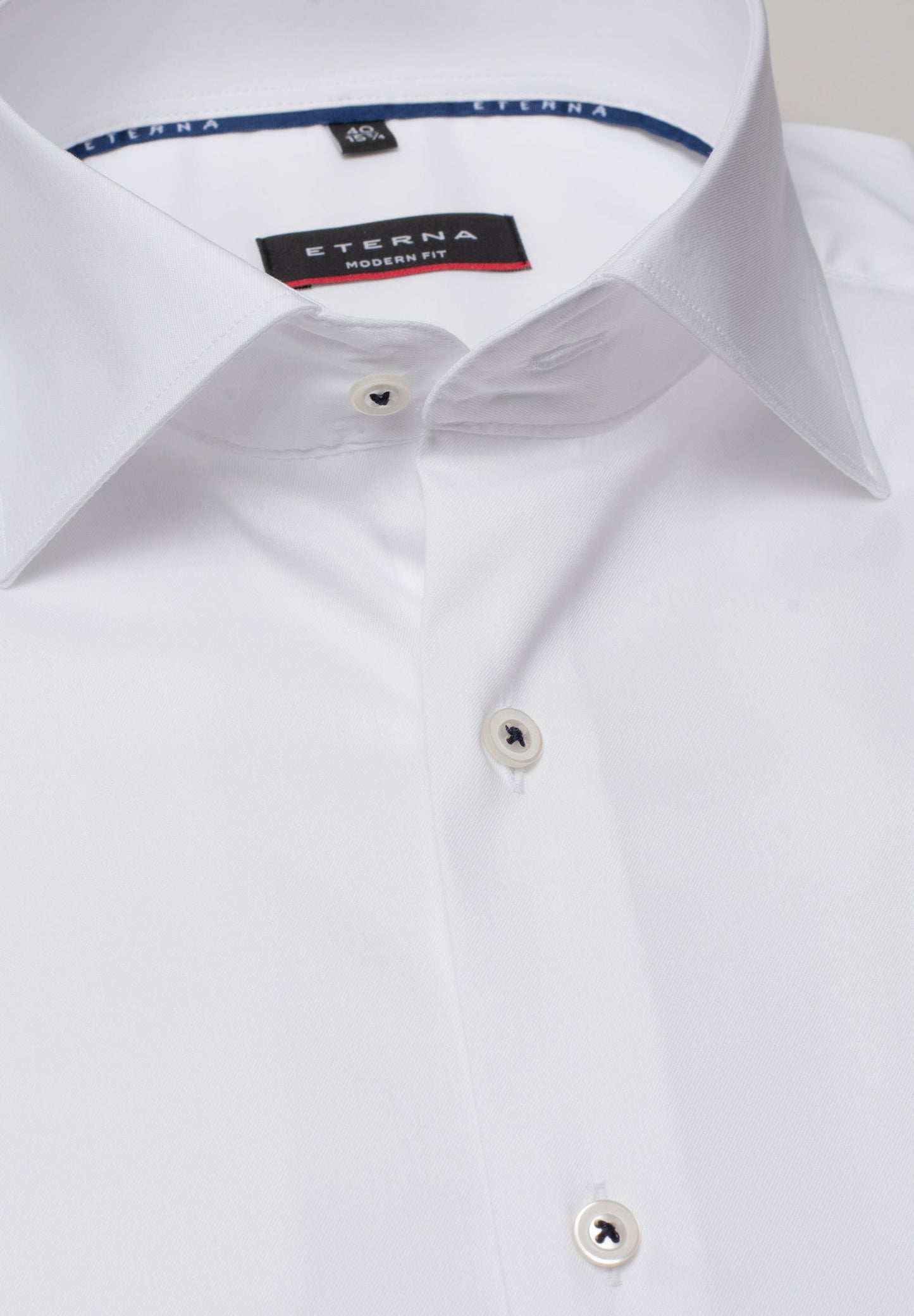 ETERNA LANGARM HEMD MODERN FIT PERFORMANCE SHIRT STRETCH WEISS