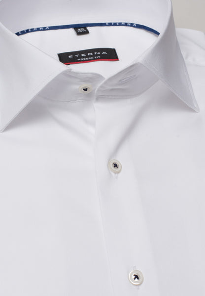 ETERNA LANGARM HEMD MODERN FIT PERFORMANCE SHIRT STRETCH WEISS